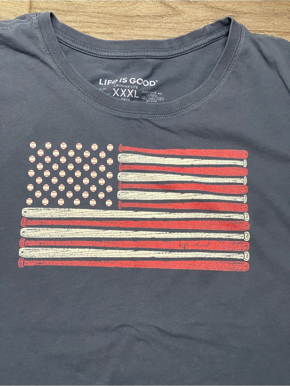 Life Is Good Navy American Flag Graphic Tee 🇺🇸🇺🇸